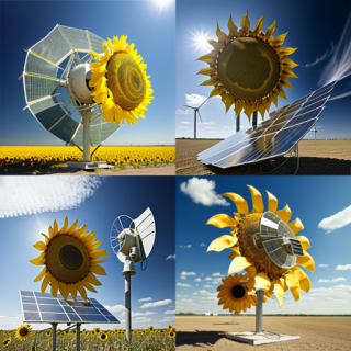Скачать Изображение "Hartmut_Photovoltaikmodule_Sonneblume_Windkraftanlage_903f9bb6-daf7-4ad2-80f6-9d90b1dc9f3d" на тему "ИИ изображение", STVIX.com PNG без фона, карточка товара, скачать