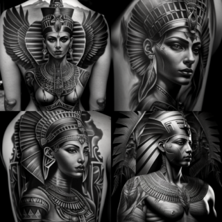 Скачать Изображение "Lucas_Costa_tattoo_egyptian_black_and_white_1e08f83a-08c1-4a19-bb80-686c5e1b2515" на тему "ИИ изображение", STVIX.com PNG без фона, для Ozon, карточка товара