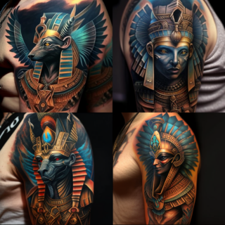 Скачать Изображение "Lucas_Costa_tattoo_egyptian_osiris_72111427-0791-45fb-be3e-536752b99787" на тему "ИИ изображение", STVIX.com PNG без фона, скачать, для Wildberries