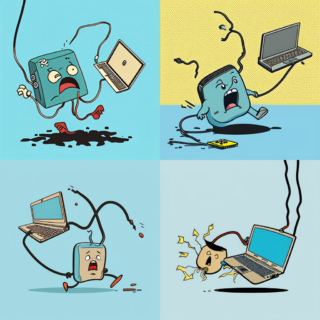 Скачать Изображение "asfibiwi_laptop_falling_with_the_cable._CArtoon_style_9fc3ccc8-cc2d-4735-9341-f44e661561eb" на тему "ИИ изображение", STVIX.com PNG без фона, скачать, для Ozon