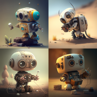 Скачать Изображение "fjrois_cute_little_robot_doing_something_amazing_0d753413-960a-4d40-9363-0a4074337291" на тему "ИИ изображение", STVIX.com PNG без фона, для маркетплейса, для Wildberries