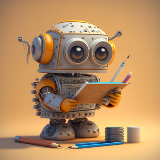 Скачать Изображение "fjrois_cute_robot_excited_while_solving_engineering_problems_d440456f-e985-4312-9f56-dc4ae91af93a" на тему "ИИ изображение", STVIX.com PNG без фона, карточка товара, скачать
