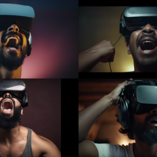 Скачать Изображение "jaymanshere_a_young_indian_man_with_a_VR_headset_expressing_thr_85b3a92b-e500-45ec-9ac7-0ce25a98c0e3" на тему "ИИ изображение", STVIX.com PNG без фона, карточка товара, для Wildberries
