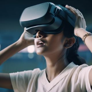 Скачать Изображение "jaymanshere_half_body_young_indian_woman_with_a_VR_headset_expr_15a8682a-94f9-48b0-945e-69f7e9900e77" на тему "ИИ изображение", STVIX.com PNG без фона, карточка товара, для маркетплейса