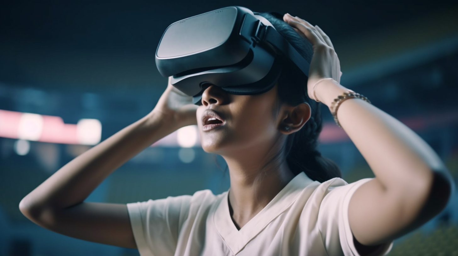 Скачать Изображение "jaymanshere_half_body_young_indian_woman_with_a_VR_headset_expr_15a8682a-94f9-48b0-945e-69f7e9900e77" на тему "ИИ изображение", STVIX.com PNG без фона, карточка товара, для Ozon