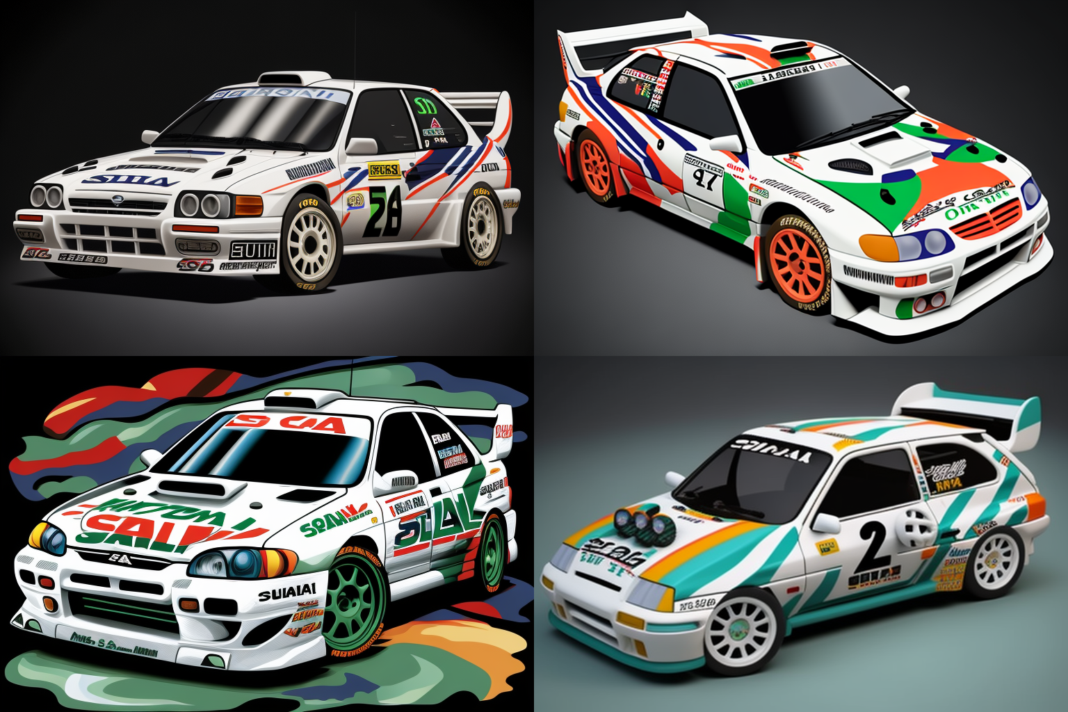 Скачать Изображение "lonerloner_sega_rally_championship_white_car_in_the_style_of_ps_25f0a7e2-daf5-4c44-9253-d71e3e9b1a1e" на тему "ИИ изображение", STVIX.com PNG без фона, для маркетплейса, карточка товара