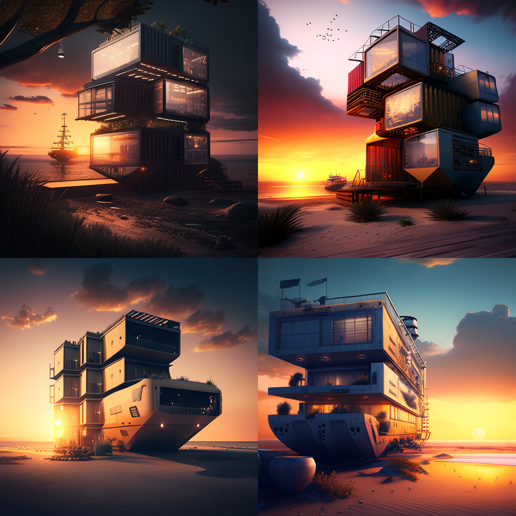 Скачать Изображение "wanarif_container_hotel_realistic_beachside_sunset_yatch_ocean__f70e3778-58dc-47cb-a9de-6dacbc7b977e" на тему "ИИ изображение", STVIX.com PNG без фона, карточка товара, для Wildberries